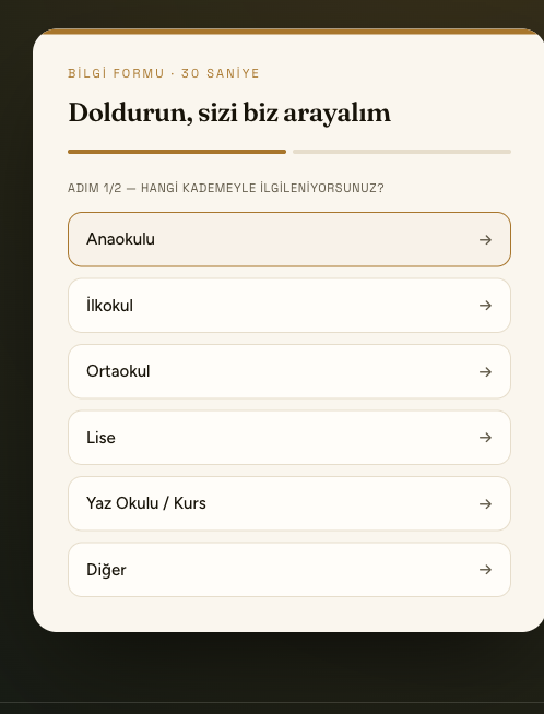 Veli <em>30 saniyede</em> başvurusunu bırakır